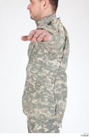  Photos Army Man in Camouflage uniform 9 21th century Army Camouflage desert jacket upper body 0004.jpg